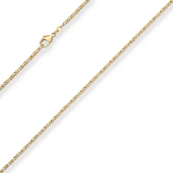 1,8mm Königskette Goldkette Collier Halskette aus 585 Gold Gelbgold 50cm