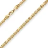 4mm Königskette Goldkette Collier Halskette aus 750 Gold Gelbgold 60cm
