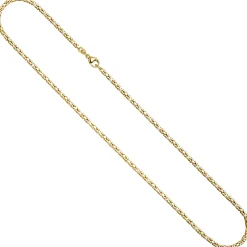 2,8mm Königskette Halskette Collier aus 333 Gold Gelbgold massiv 55cm