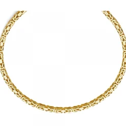 8mm Königskette Kette Halskette aus 750 Gold Gelbgold 65cm Herren