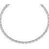 9mm Königskette Kette Halskette aus 585 Gold Weißgold 65cm Herren