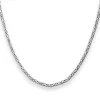 2,8mm Königskette Silberkette Collier Halskette aus 925 Silber rhodiniert 60cm