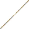 7mm Kordel-Kette Collier aus 585 Gold gelb/weiß/rot tricolor 50cm Halsschmuck
