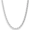 5mm Kordelkette massiv Silberkette Collier Halskette aus 925 Silber 60cm
