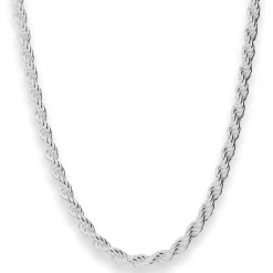 5mm Kordelkette massiv Silberkette Collier Halskette aus 925 Silber 60cm