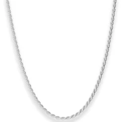 2,6mm Kordelkette massiv Silberkette Collier Halskette aus 925 Silber 50cm