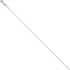 1,2mm Kugelkette diamantiert Kette Halskette Collier aus 925 Silber, 38cm