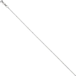 1,2mm Kugelkette diamantiert Kette Halskette Collier aus 925 Silber, 38cm