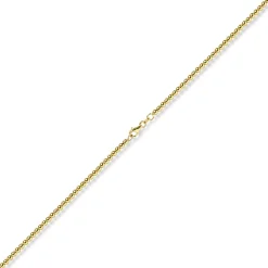 3mm Kugelkette Halskette Collier aus 585 Gold Gelbgold glatt glänzend 50cm