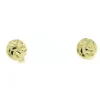 6mm Kugel Ohrstecker Stecker Ohrschmuck 750 Gold Gelbgold diamantiert