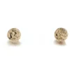 6mm Kugel Ohrstecker Stecker Ohrschmuck 750 Gold Rotgold diamantiert