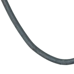 2mm LederketteHalskette Collier Kette Schnur aus Leder grau Unisex 100cm