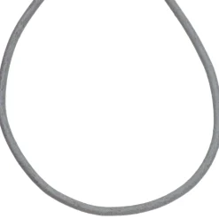 2mm LederketteHalskette Collier Kette Schnur aus Leder grau Unisex 100cm