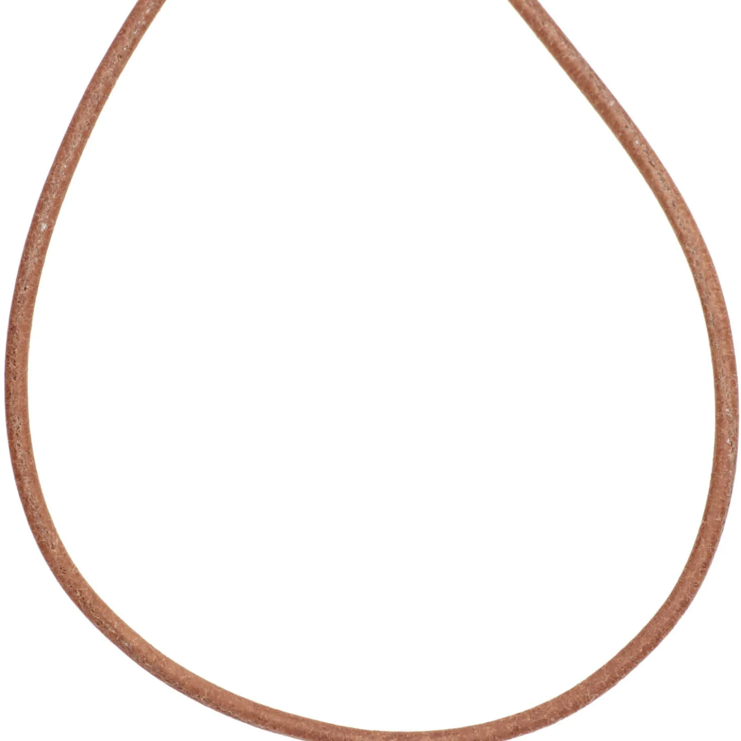 2mm Lederschnur Lederkette aus braunem Leder Lederschmuck, 100cm