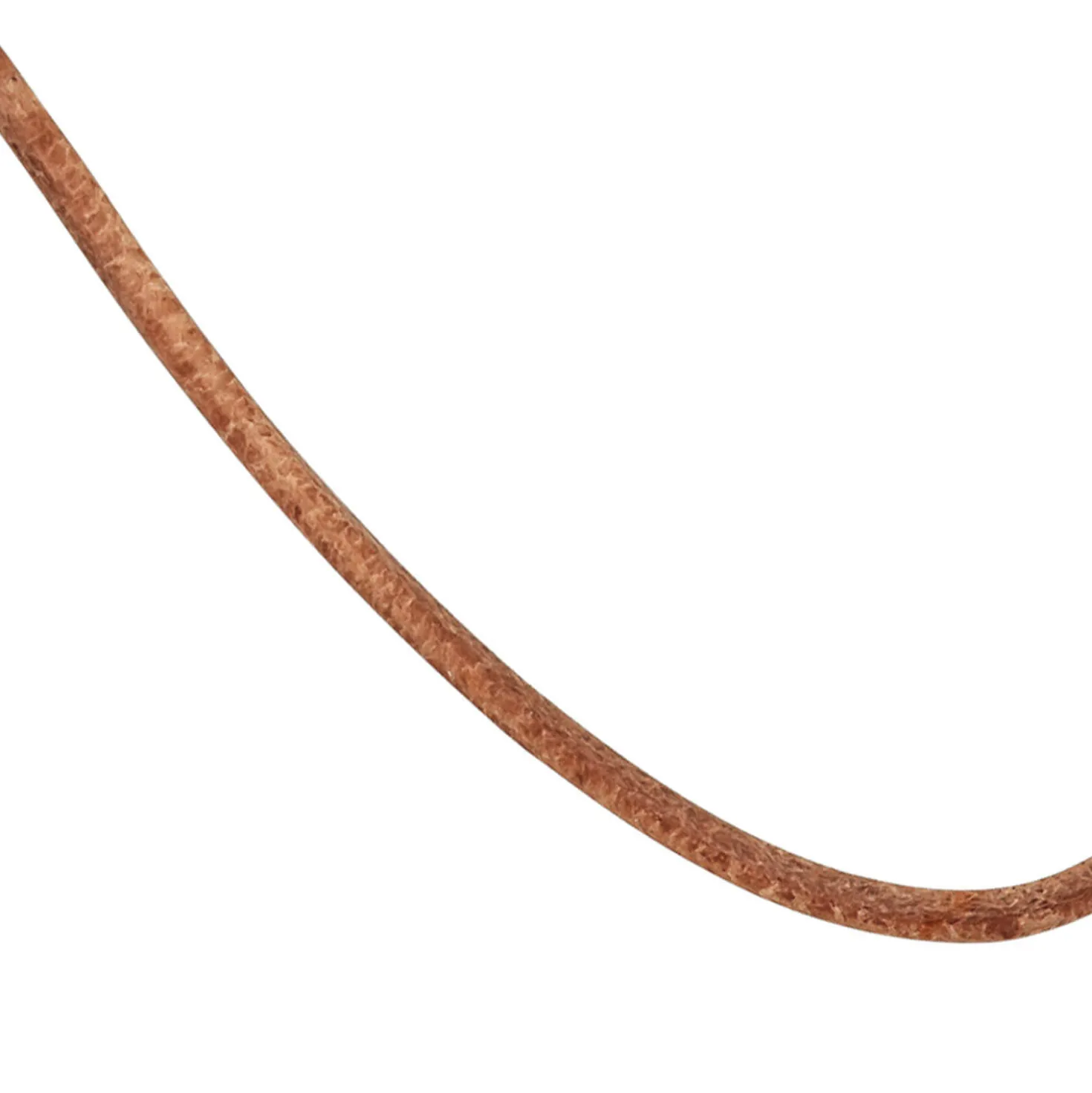 2mm Lederschnur Lederkette aus braunem Leder Lederschmuck, 100cm