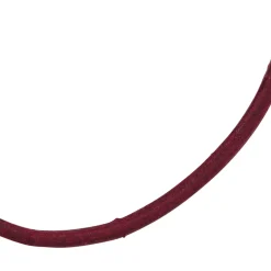 2mm Lederschnur Lederkette aus dunkelrotem Leder Lederschmuck, 100cm