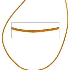 2mm Lederschnur Lederkette aus Leder in curry-Farbe Lederschmuck, 100cm
