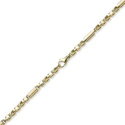 5,5mm Monte Carlo Herren Kette Halsschmuck Halskette aus 585 Gold Gelbgold 65cm