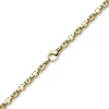 6,5mm Monte Carlo Kette Halskette aus 585 Gold Gelbgold massiv 65cm