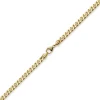 5mm Panzerarmband Armband Armkette, 585 Gold Gelbgold, 21cm, Herren