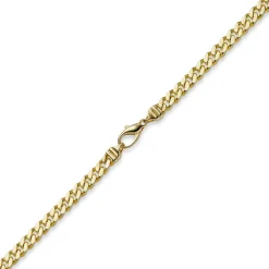 6mm Panzerarmband Armband Armkette, 585 Gold Gelbgold, 21cm, Herren