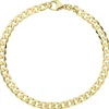 4,6mm Panzerarmband Armband Armschmuck aus 333 Gold Gelbgold 21cm