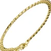 4,6mm Panzerarmband Armband Armschmuck aus 333 Gold Gelbgold 19cm