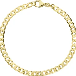 4,6mm Panzerarmband Armband Armschmuck aus 333 Gold Gelbgold 19cm