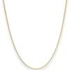 1,4mm Panzerkette Collier Halskette aus 585 Gold Gelbgold 42cm mit Zwischenöse