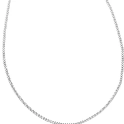 2mm Panzerkette Collier Halskette 925 Silber glänzend Damen, 38cm