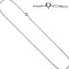 2mm Panzerkette Collier Halskette 925 Silber glänzend Damen, 45cm