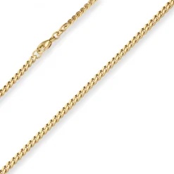 4,1mm Panzerkette Goldkette Collier Halskette aus 750 Gold Gelbgold 55cm
