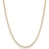 2,1mm Panzerkette Goldkette Collier Halskette aus 750 Gold Gelbgold 70cm