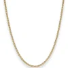 2,4mm Panzerkette Goldkette Collier Halskette aus 750 Gold Gelbgold 60cm