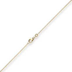 1,1mm Panzerkette Goldkette Collier Halskette aus 750 Gold Gelbgold 50cm