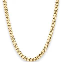 5,4mm Panzerkette Goldkette Collier Halskette aus 585 Gold Gelbgold 50cm