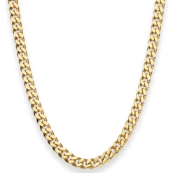 6,3mm Panzerkette Goldkette Collier Halskette aus 333 Gold Gelbgold 60cm