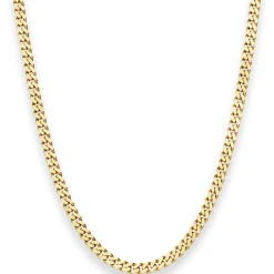 4,1mm Panzerkette Goldkette Collier Halskette aus 333 Gold Gelbgold 50cm
