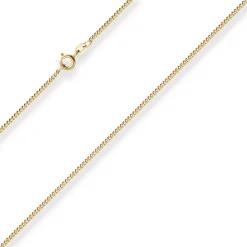 1,7mm Panzerkette Goldkette Collier Halskette aus 333 Gold Gelbgold 42cm