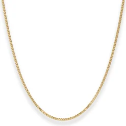 1,7mm Panzerkette Goldkette Collier Halskette aus 333 Gold Gelbgold 42cm
