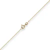 0,8mm Panzerkette Goldkette Collier Halskette aus 333 Gold Gelbgold 38cm