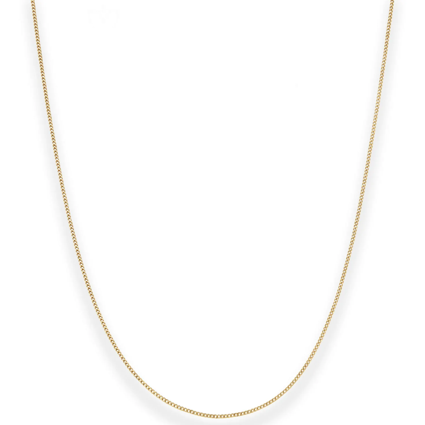 1,1mm Panzerkette Goldkette Collier Halskette aus 375 Gold Gelbgold 40cm