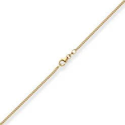 1,7mm Panzerkette Goldkette Collier Halskette aus 750 Gold Gelbgold 36cm