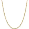2,4mm Panzerkette Goldkette Collier Halskette aus 333 Gold Gelbgold 55cm