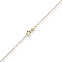 0,8mm Panzerkette Goldkette Collier Halskette aus 333 Gold Gelbgold 36cm