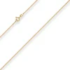1,2mm Panzerkette Goldkette Collier Halskette aus 333 Gold Gelbgold 36cm