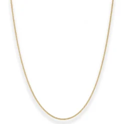1,2mm Panzerkette Goldkette Collier Halskette aus 333 Gold Gelbgold 36cm