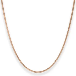 1,7mm Panzerkette Goldkette Collier Halskette aus 585 Gold Rotgold 50cm
