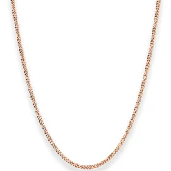 2,1mm Panzerkette Goldkette Collier Halskette aus 585 Gold Rotgold 50cm