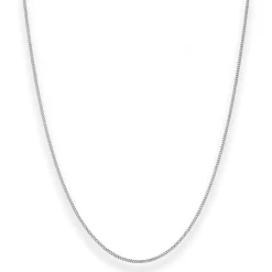 1,2mm Panzerkette Goldkette Collier Halskette aus 585 Gold Weißgold 38cm